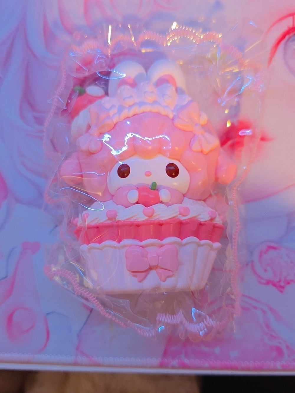 Cute Piano Cupcake Character Squishy